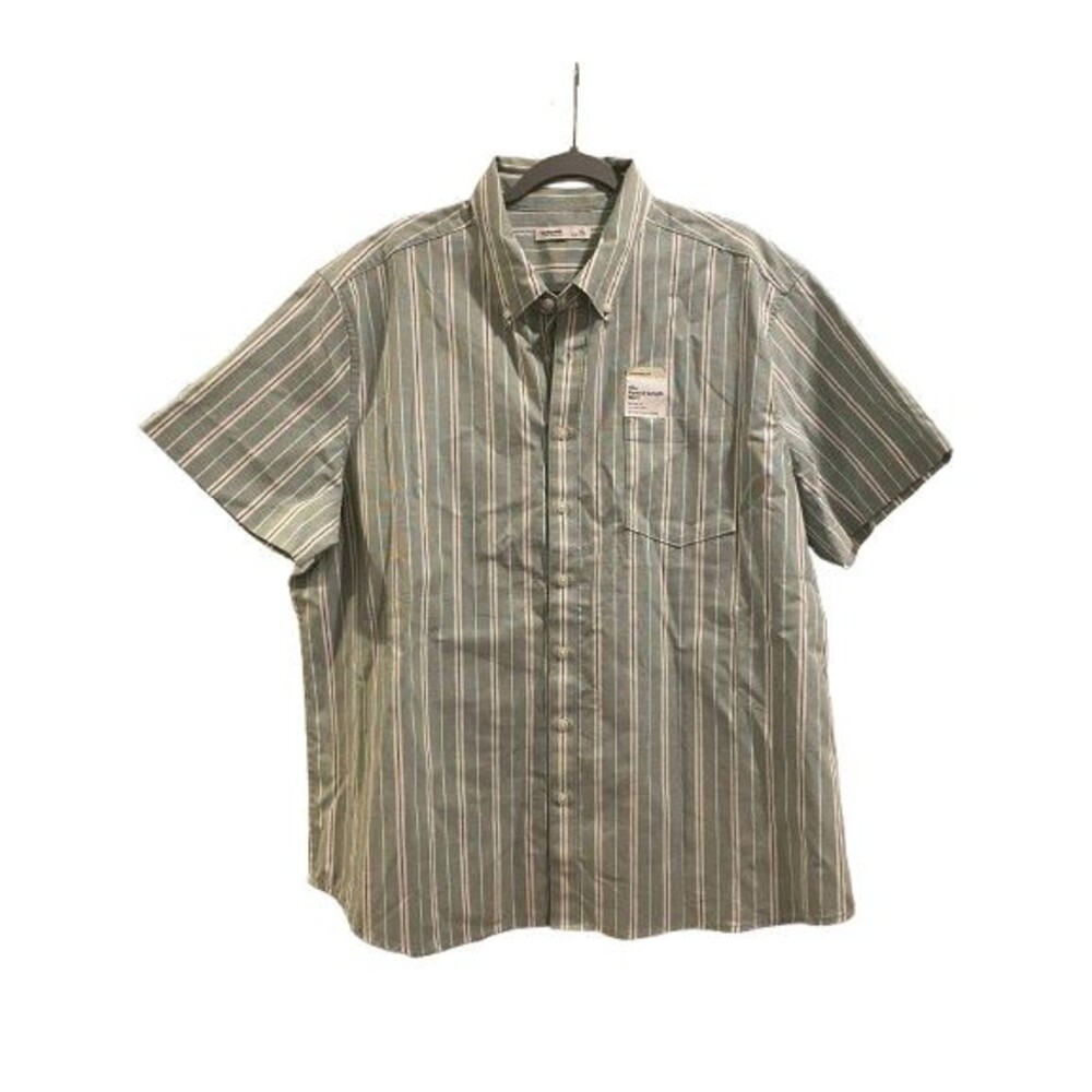 Men's XXL Shirt Button down Short Sleeve Sonoma Perfect Length Shirt Collared